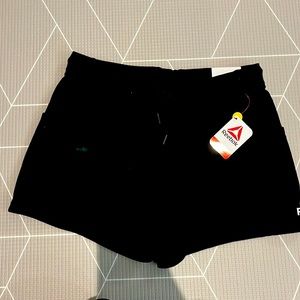 NWT black reebok shorts